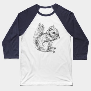 Squirrel #3 Baseball T-Shirt